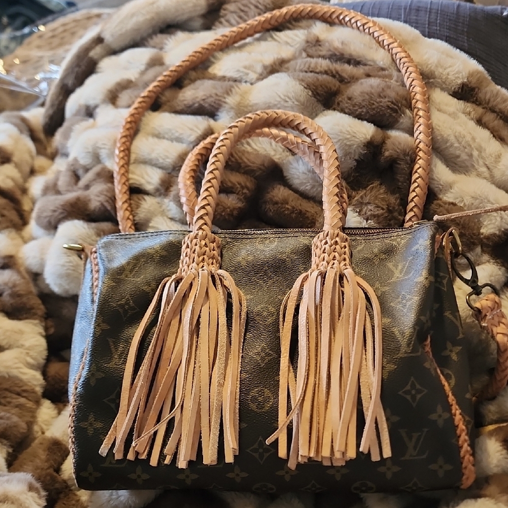 Vintage Boho Revamped LV purse